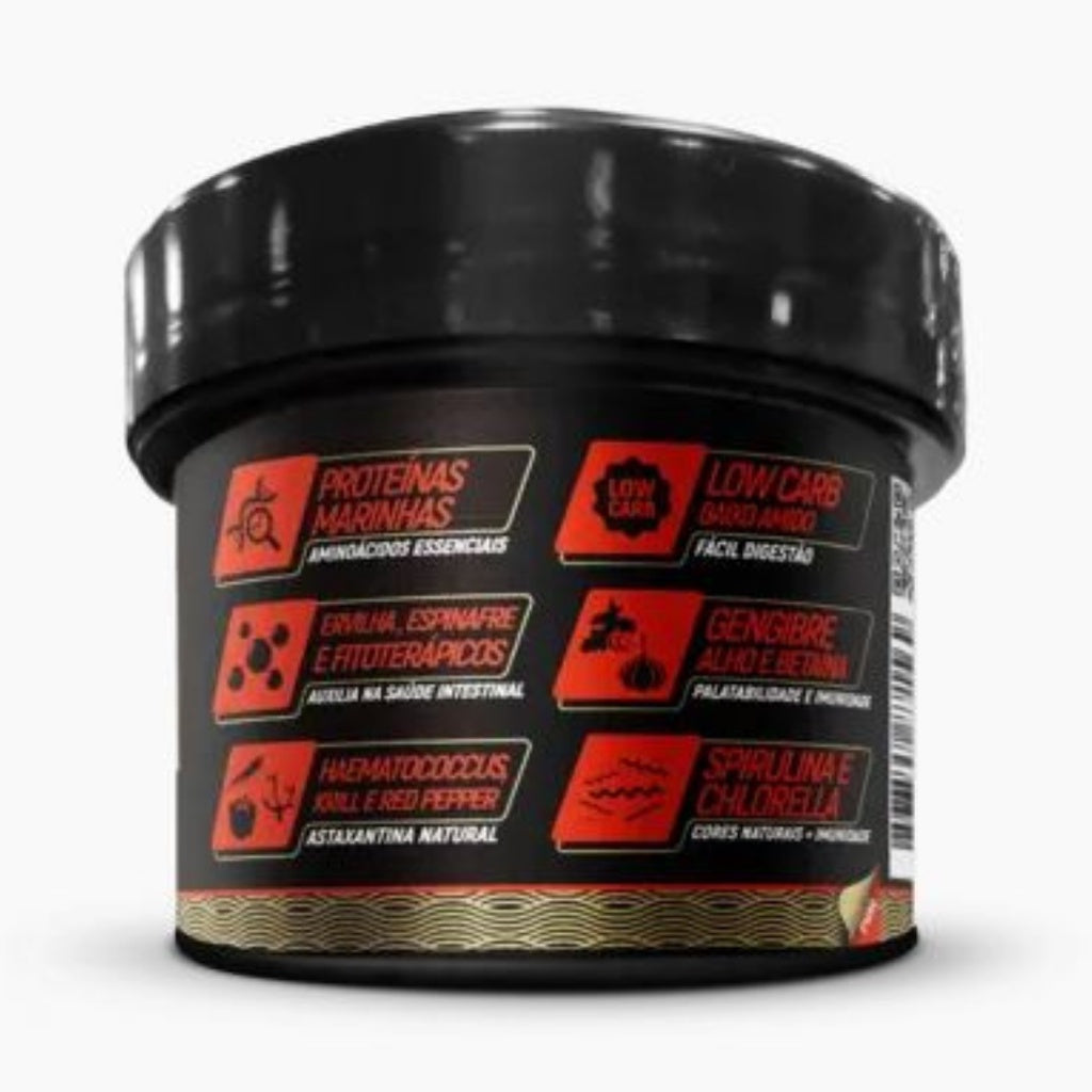 Ração Poytara Betta Black Line 14g - Alimento Super Premium Para Peixe Beta