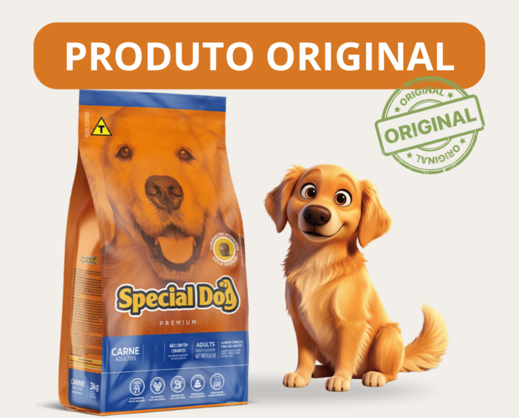 RAÇÃO SPECIAL DOG CARNE ADULTO TODAS AS RAÇAS 15KG