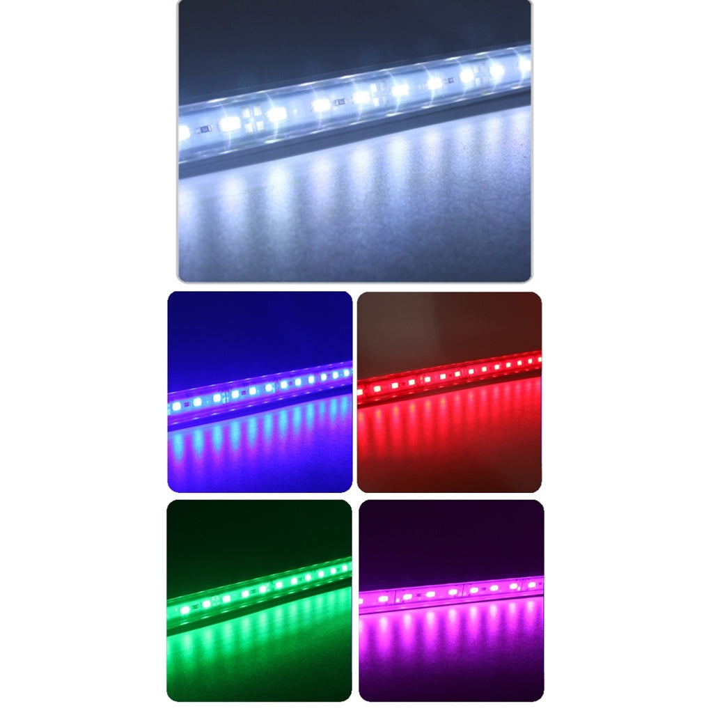 Kit Luminária 52 cm 16 cores com Controle de Lâmpada Barra Tubo Led para Aquário