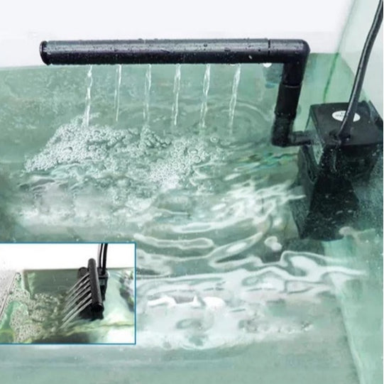 FILTRO INTERNO C/ BOMBA SUBMERSA CHAFARIZ AQUATANK JP-35F 350L/H FAZ OXIGENAÇÃO P/ AQUÁRIOS ATÉ 40L