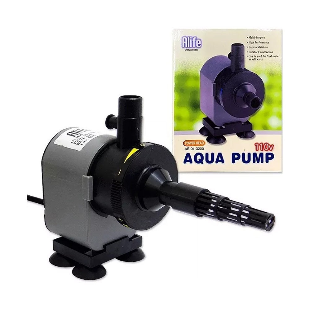 Bomba Submersa Alife 2200 L/h ou 3200 L/h Aquário Lago Fonte 110v