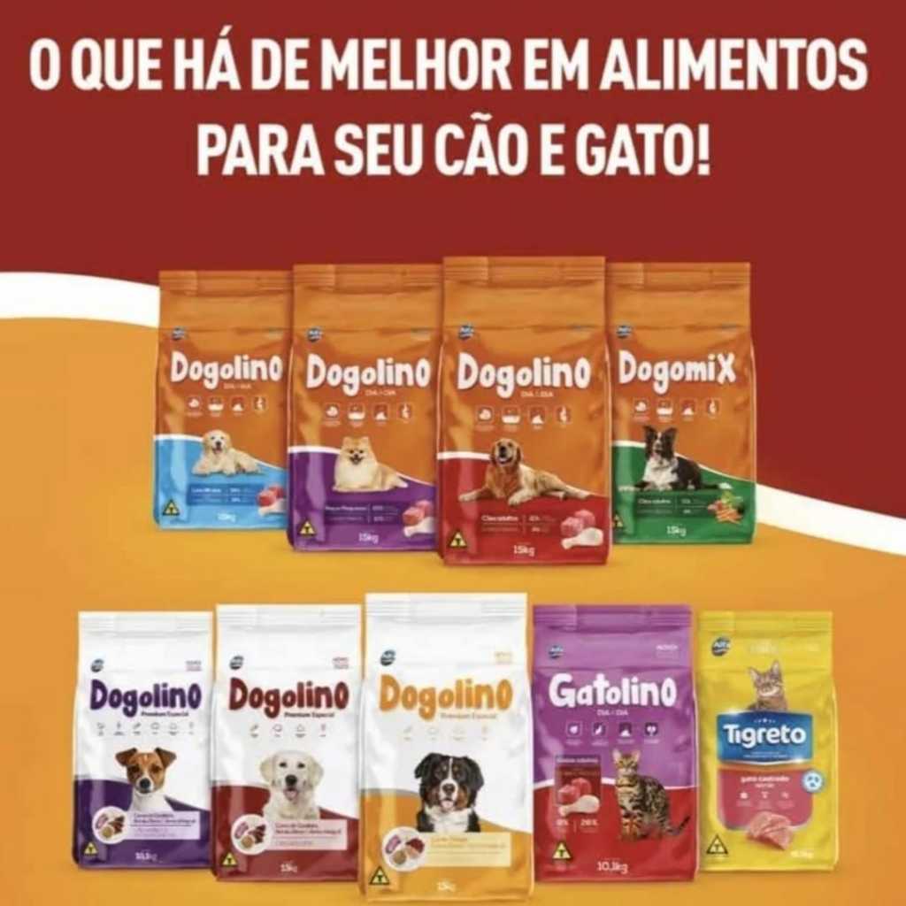 Ração Gatolino Dia a Dia Adulto 10.1kg Sabor Carne e Frango Sem Corante