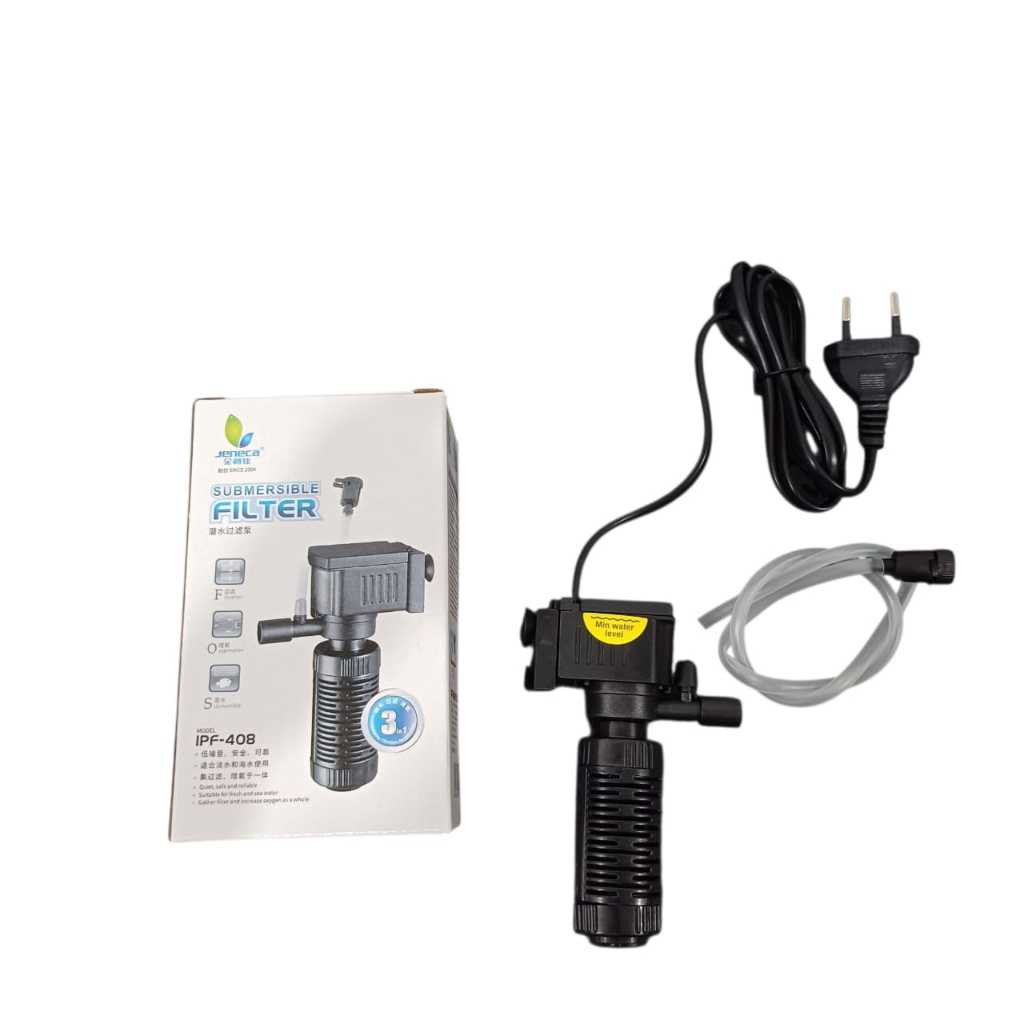 Filtro Interno c/Bomba Jeneca IPF-408 para Aquários até 30L – Silencioso e Eficiente -Envio Imediato