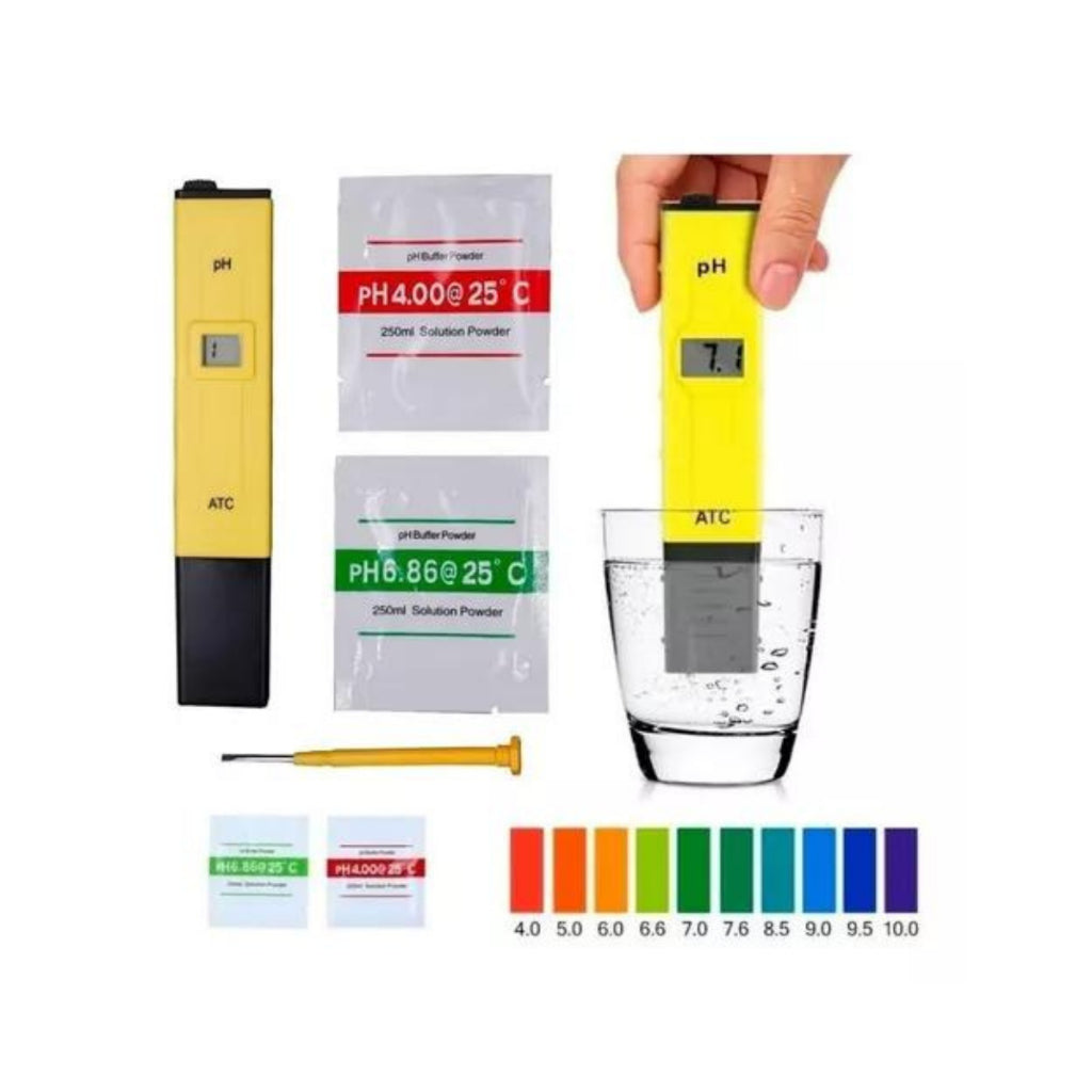 Medidor Digital de pH Portátil Uso Doméstico e Profissional P/ Água