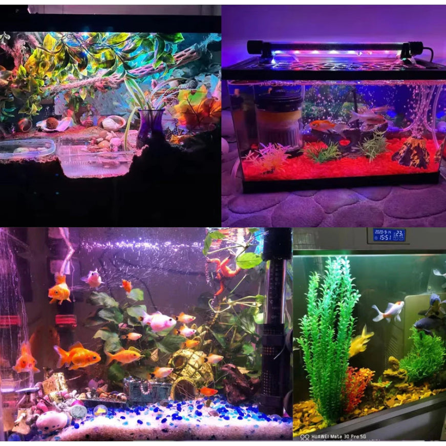 Lâmpada Subaquática Luminária Para Aquário Lâmpada LED Colorida Para Aquário/Paisagismo 110/220v