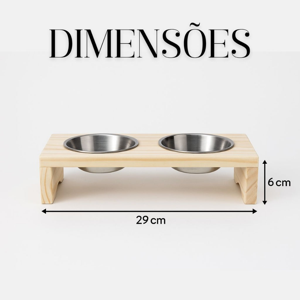 Comedouro para gato ou cachorro porte pequeno
