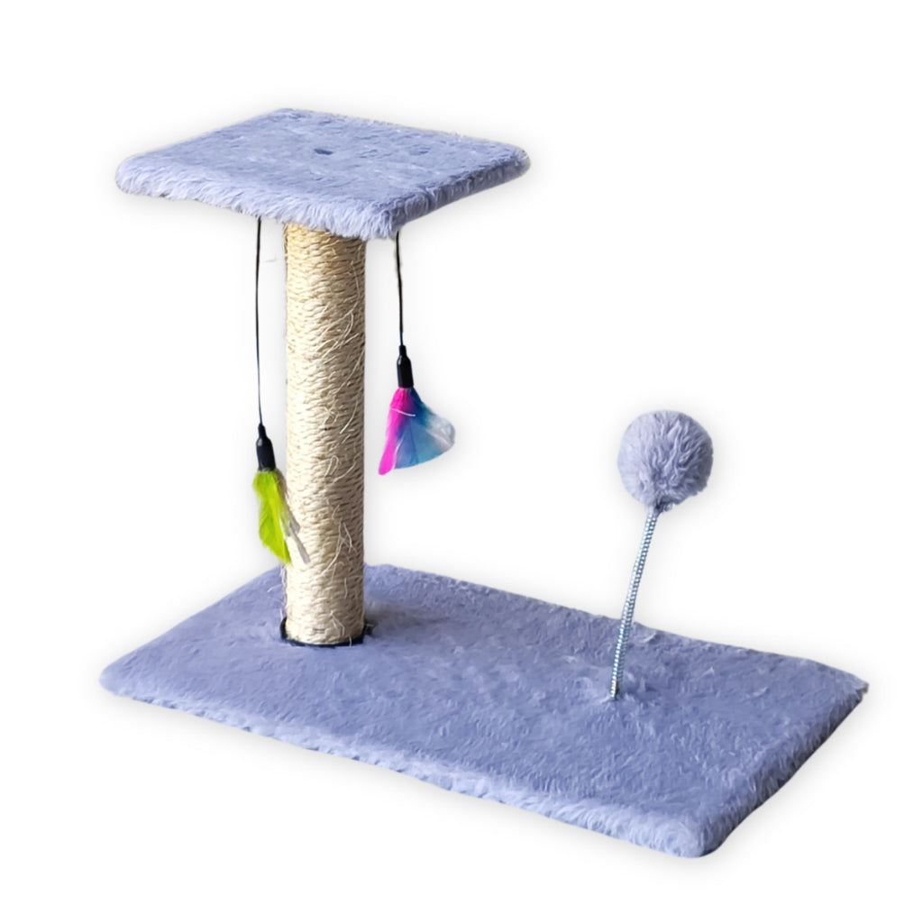 Arranhador Para Gatos Poste Brinquedo Bolinha Interativo