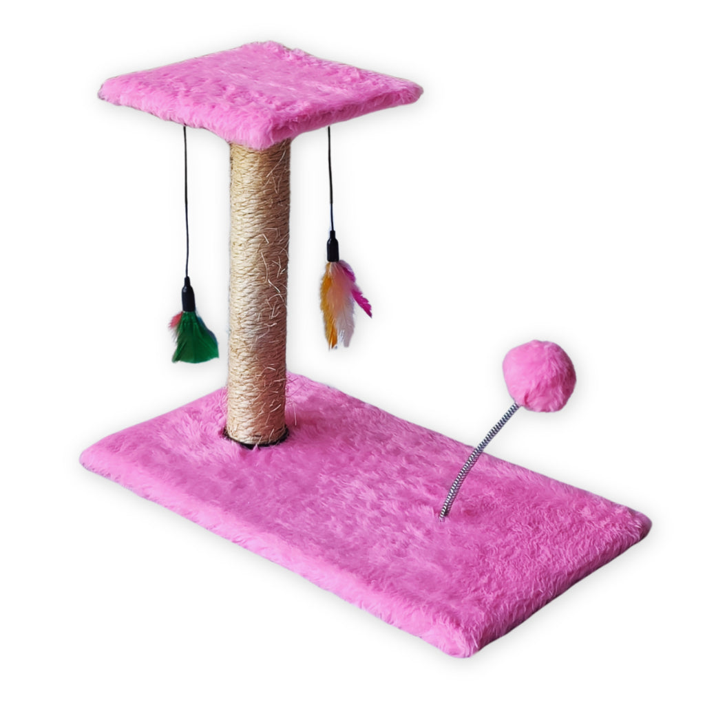Arranhador Para Gatos Poste Brinquedo Bolinha Interativo