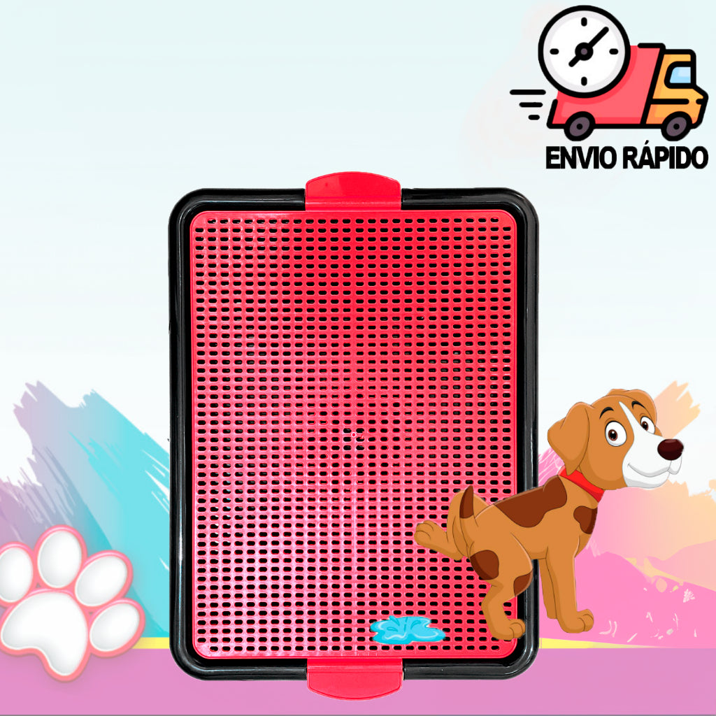 Kit Tapete Higiênico Lavável Grande Sanitário Pet + Xixi Sim Não Gato Cães Banheiro de Cachorro
