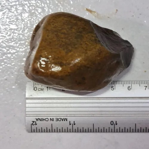 2Kg- Pedra Marrom Seixo de Rio Natural para Decoração de Aquário e Lagos