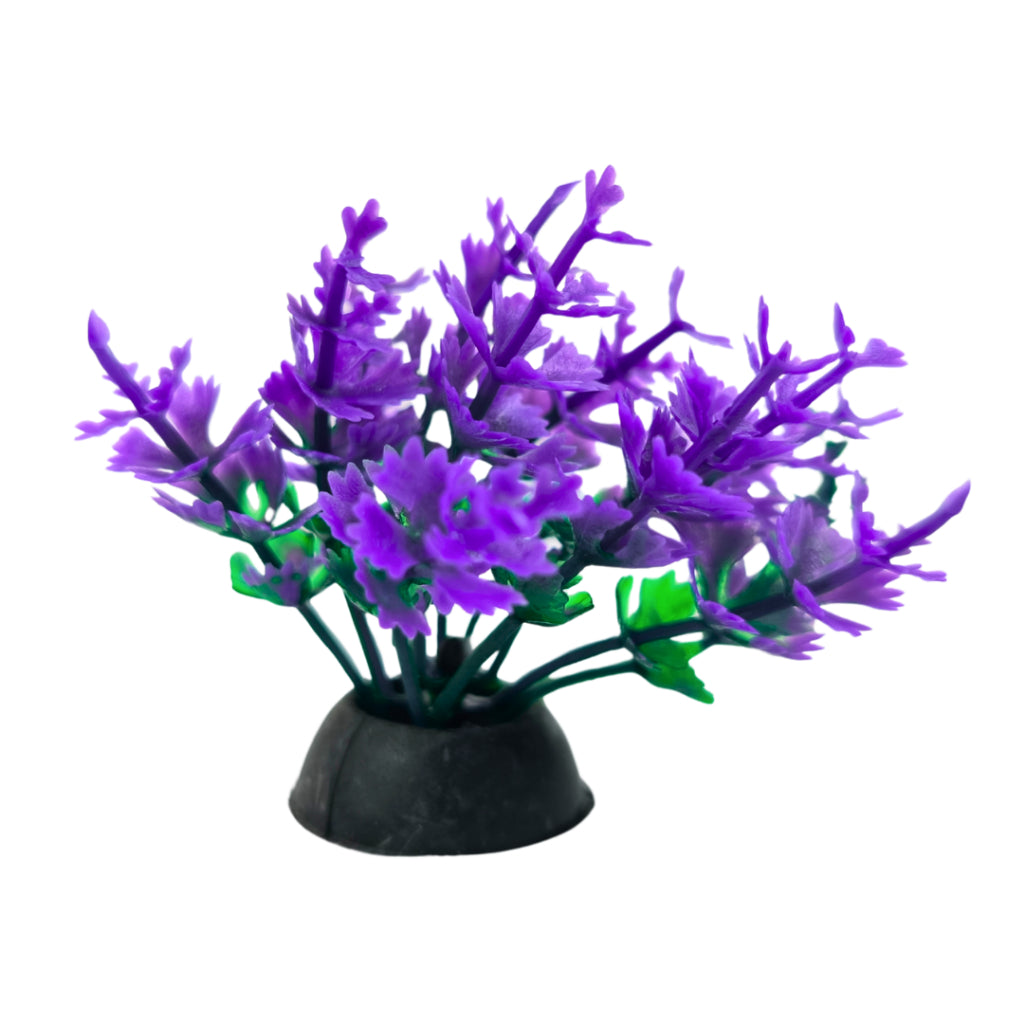 Planta Artificial Colorida Enfeite Para Aquário Oceanmax 5cm