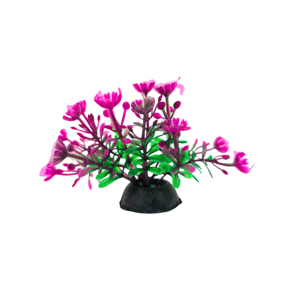 Planta Artificial Colorida Enfeite Para Aquário Oceanmax 5cm