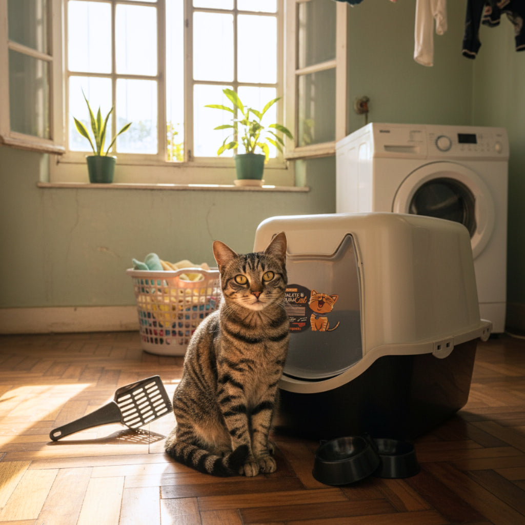 Caixa Areia Fechada Banheiro Toalete Sanitário Gato Antiodor Durapets
