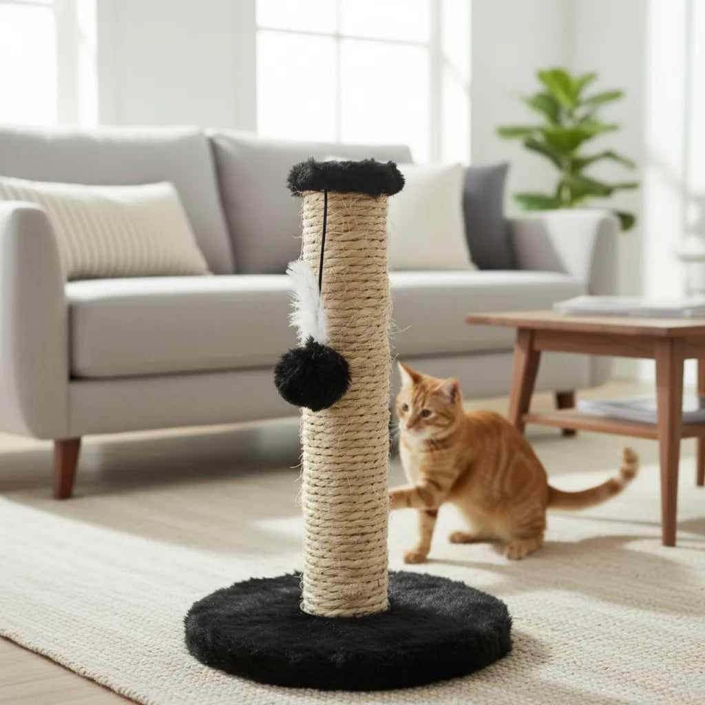 Arranhador Para Gatos Poste Torre com Brinquedo Gato Exclusivo