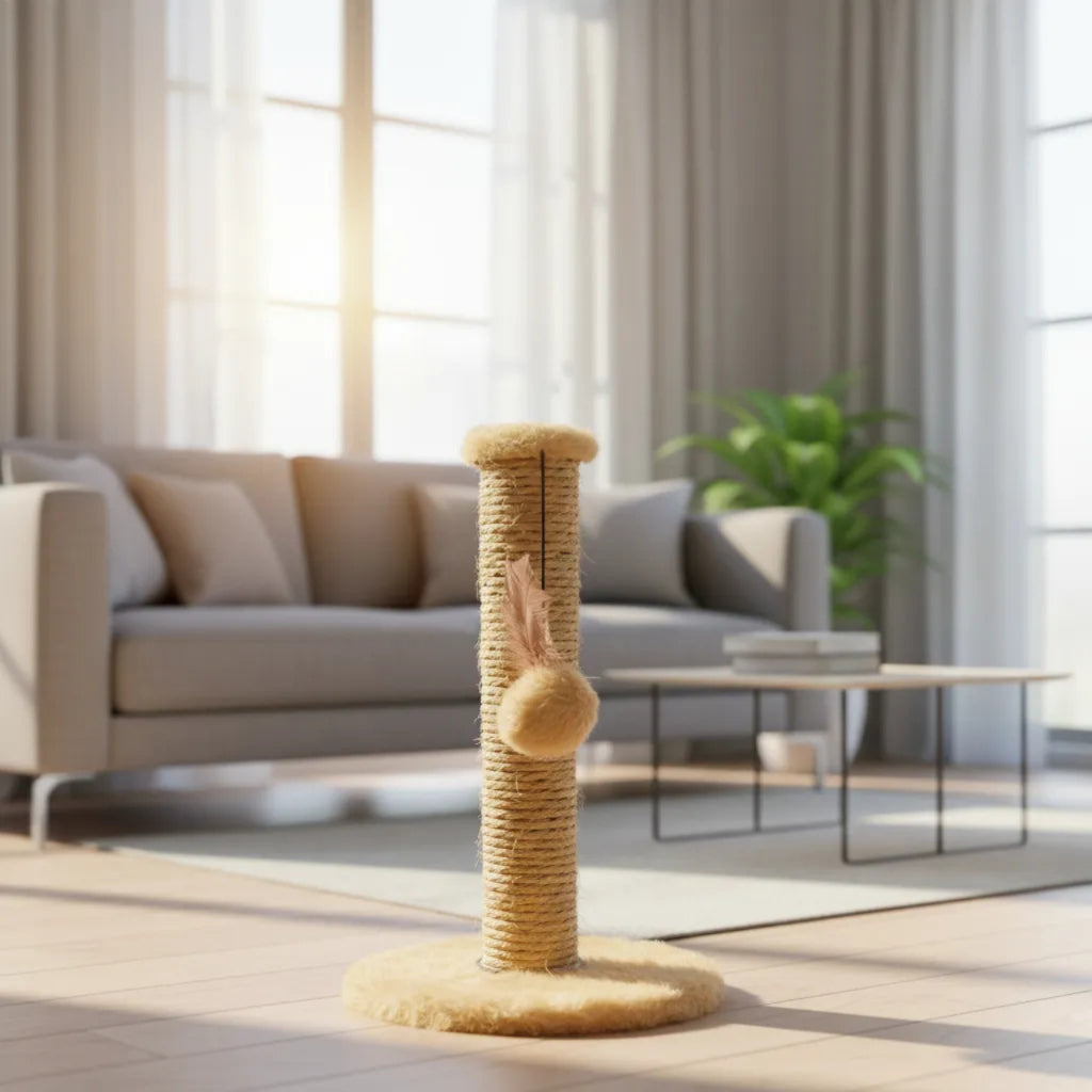 Arranhador Para Gatos Poste Torre com Brinquedo Gato Exclusivo