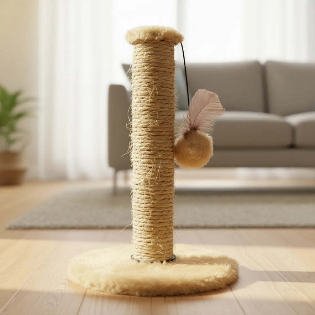 Arranhador Para Gatos Poste Torre com Brinquedo Gato Exclusivo