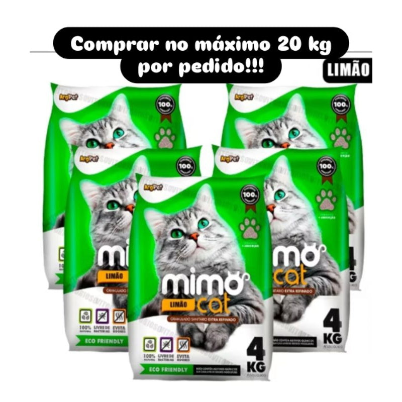 Fardo Areia Higiênica Biodegradável para Gatos Mimo Cat