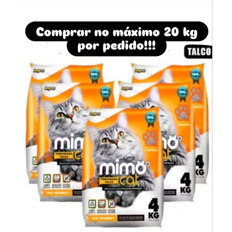 Fardo Areia Higiênica Biodegradável para Gatos Mimo Cat