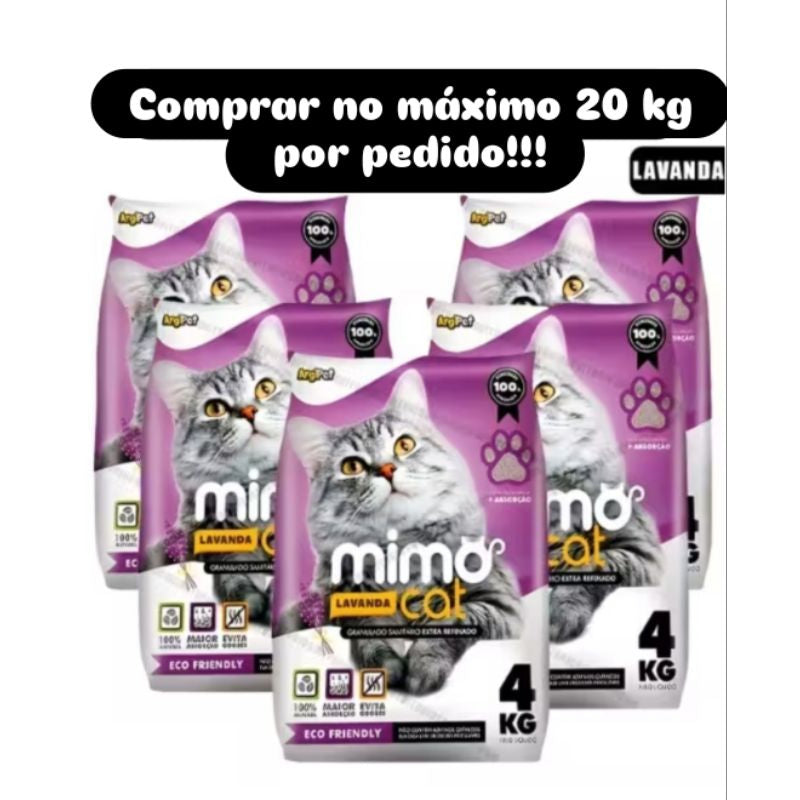Fardo Areia Higiênica Biodegradável para Gatos Mimo Cat