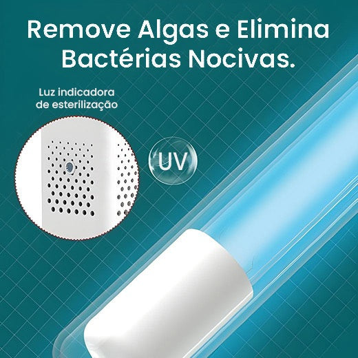 Filtro UV Interno Submerso 4 em 1 com Bomba 500 L/h  60 Hz Para Aquários