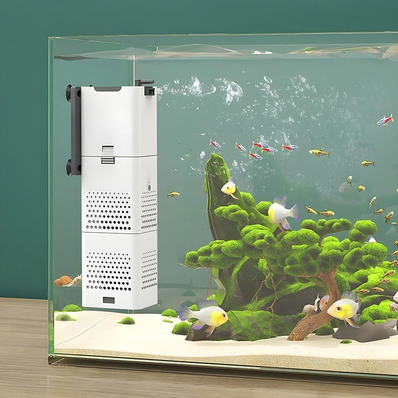 Filtro UV Interno Submerso 4 em 1 com Bomba 500 L/h  60 Hz Para Aquários