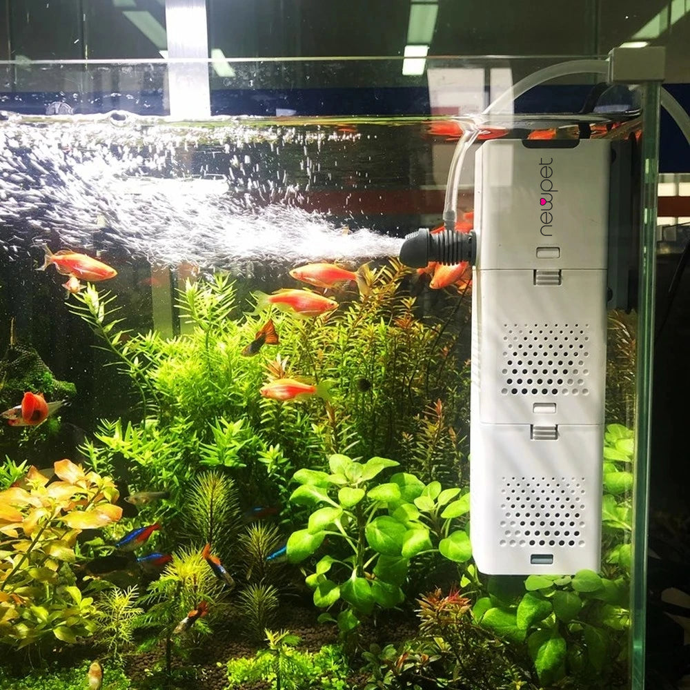 Filtro UV Interno Submerso 4 em 1 com Bomba 500 L/h  60 Hz Para Aquários