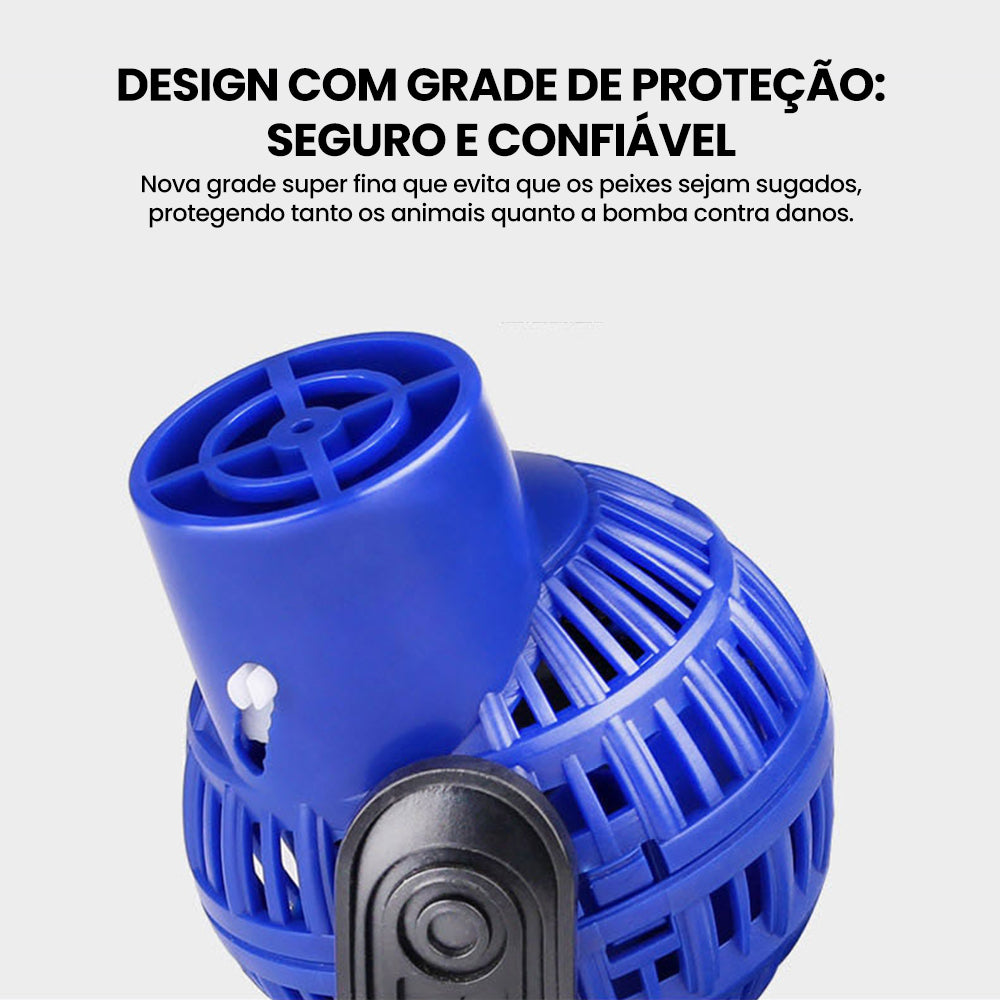 Bomba de Circulação Ondas Dupla para Aquário Silenciosa, para Remoção de Detritos e Oxigenação