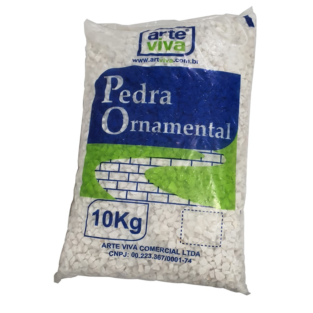 Pedra Branca 10kg Decoração Aquário