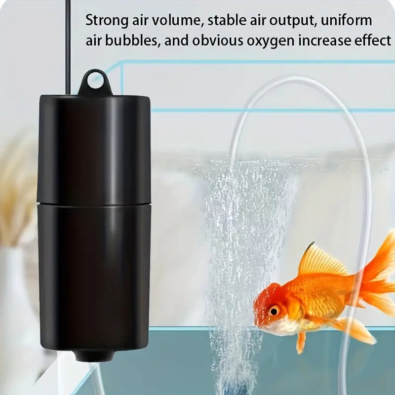Bomba De Oxigênio/Ar Compressor Filtro USB Portátil Para Aquario De Peixes 12v Silencioso