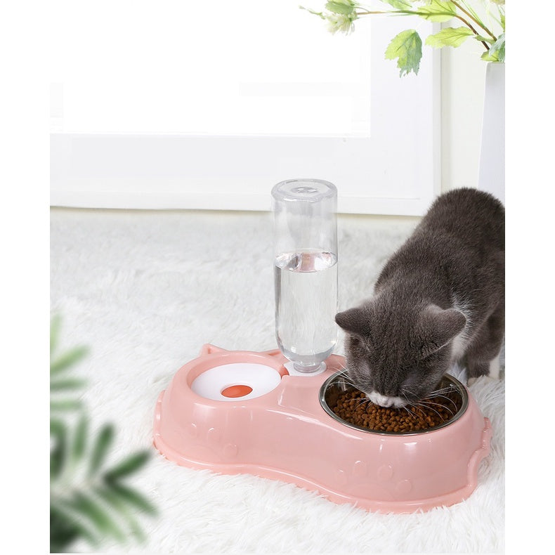 Comedouro E Bebedouro Automático Para Cães Gatos Pet Filhotes