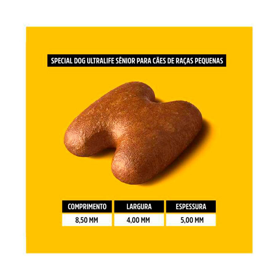 Ração Special Dog Ultralife Para Cães Sênior Raças Pequenas Frango E Arroz 3kg