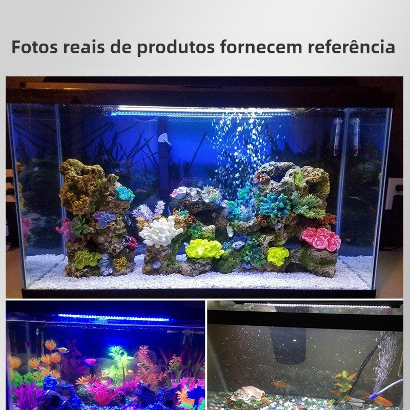 Lâmpada Subaquática Luminária Para Aquário Lâmpada LED Colorida Para Aquário/Paisagismo 110/220v