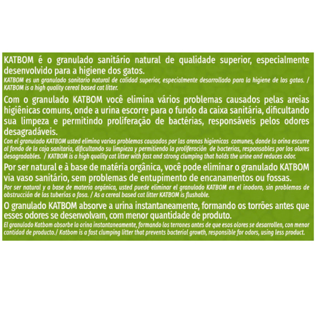 Granulado 6Kg Higiênico KatBom Tradicional Para Gatos